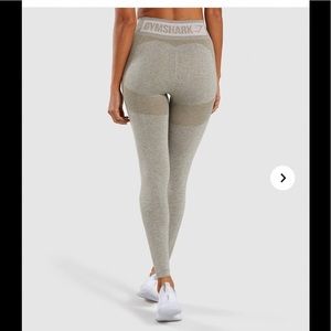 GYMSHARK high rise flex leggings in washed khaki